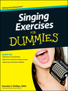 Singing Exercises For Dummies (eBook)